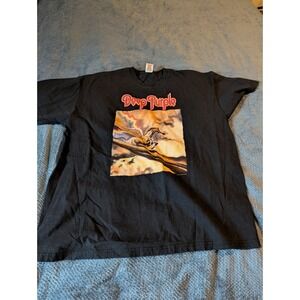 Retro Vintage Style Deep Purple Band T Shirt 2010 Size XXL